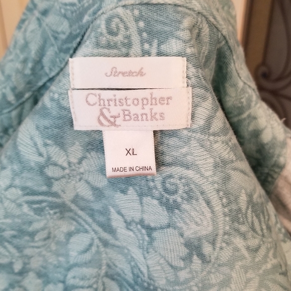 Zipper Stretchy jean jacket - Picture 2 of 5